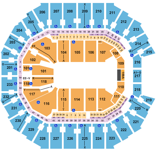 Spectrum Center Monster Jam Seating Chart